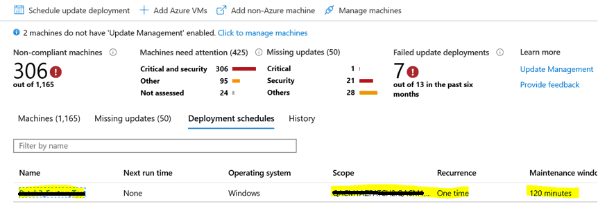 Server Patching with Azure Update Management for Azure Servers Linux and Windows