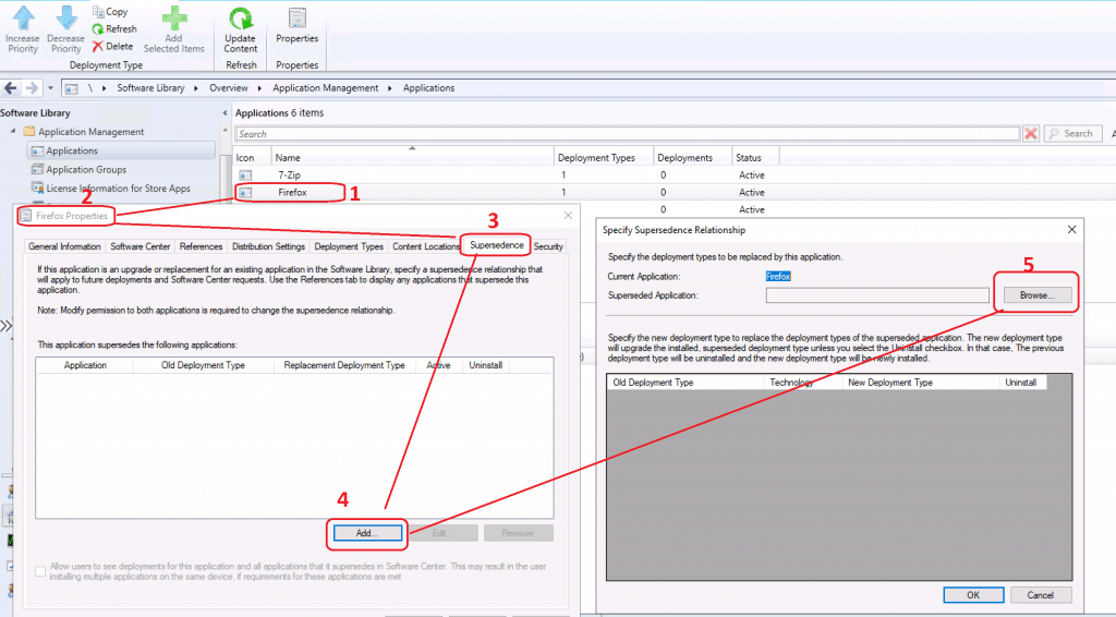 Deploy Firefox Browser Using SCCM - Supersede previous versions of Firefox 