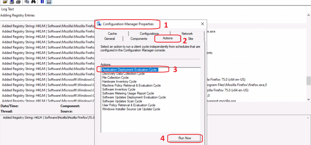 Application Deployment Evaluation Cycle - Firefox Installation Failed SCCM Reporting Issue