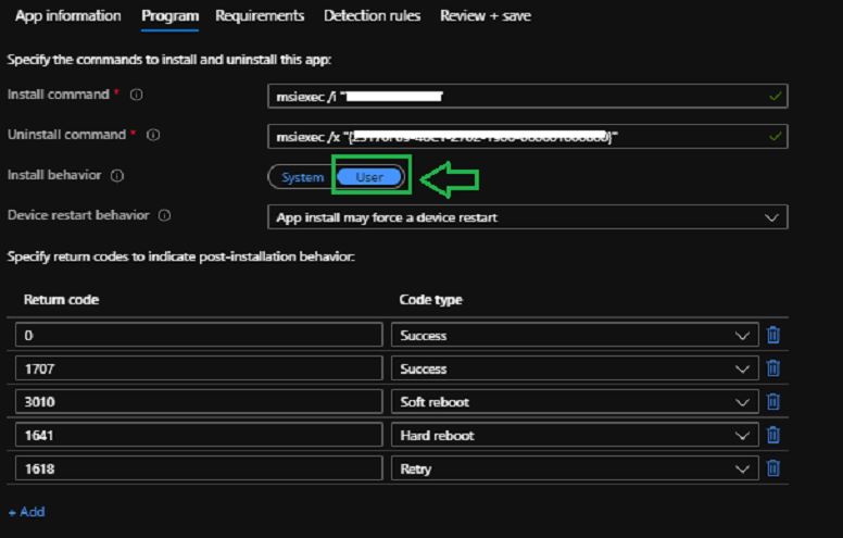 Intune to deploy apps with User Interaction using ServiceUI - Fig.2