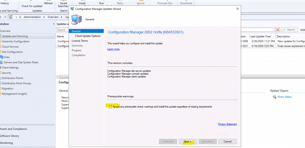 ConfigMgr 2002 Hotfix KB4553501 - SCCM 2002 Hotfix KB4553501