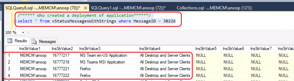 Who Modified App Deployment from ConfigMgr  2