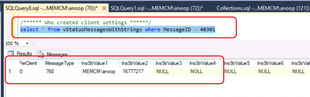 Who Modified ConfigMgr Client Settings - SCCM