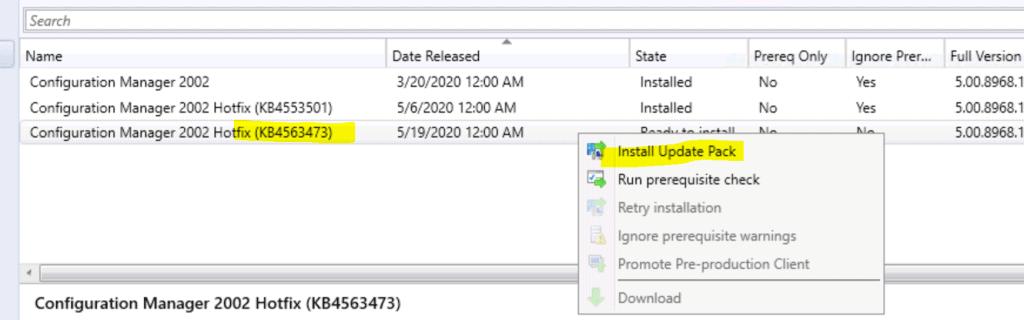 ConfigMgr 2002 Rollup Update HotFix 4563473 | FIX Tenant Attach Issues - Fig.1