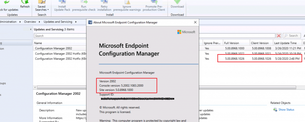 ConfigMgr 2002 Rollup Update HotFix KB 4563473 - SCCM