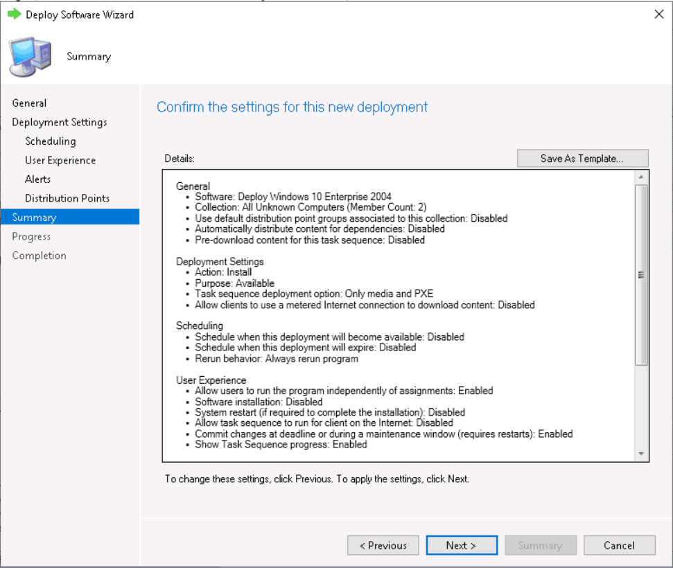 Deploy Windows 10 2004 Using SCCM | ConfigMgr | MEMCM 30