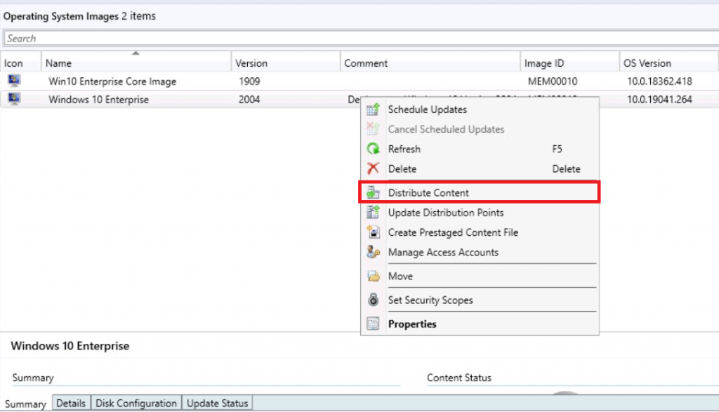 Deploy Windows 10 2004 Using SCCM | ConfigMgr | MEMCM 7