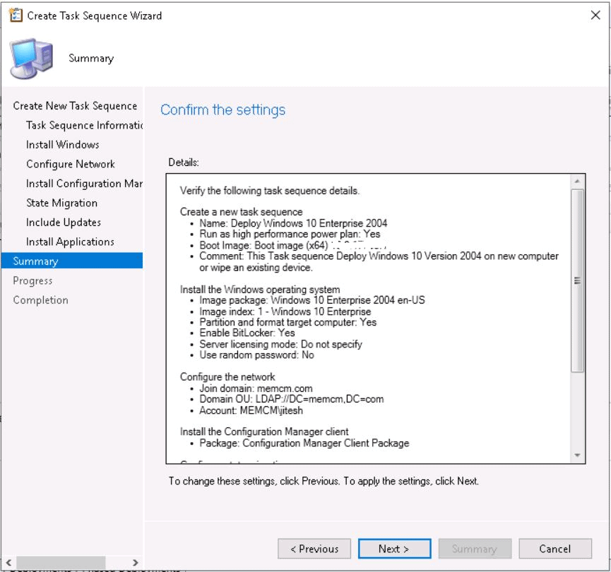 Deploy Windows 10 2004 Using SCCM | ConfigMgr | MEMCM 19