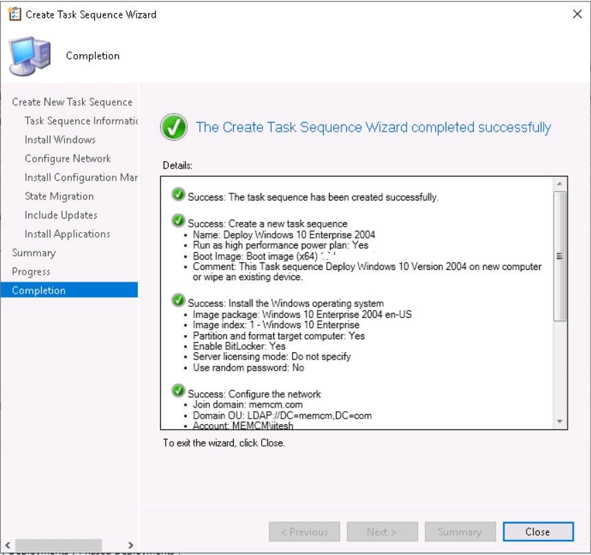 Deploy Windows 10 2004 Using SCCM | ConfigMgr | MEMCM 20