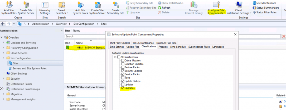 Windows 11 22H2 Upgrade using SCCM Feature Update Option 3