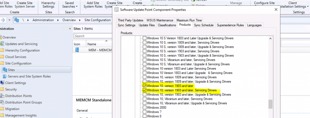 Enable Windows 10 servicing using SCCM | ConfigMgr | WSUS 1