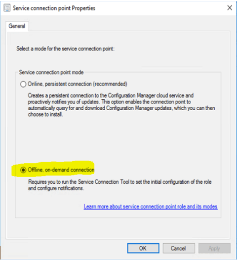 SCCM Upgrade with an Offline Service Connection Point | ConfigMgr 2