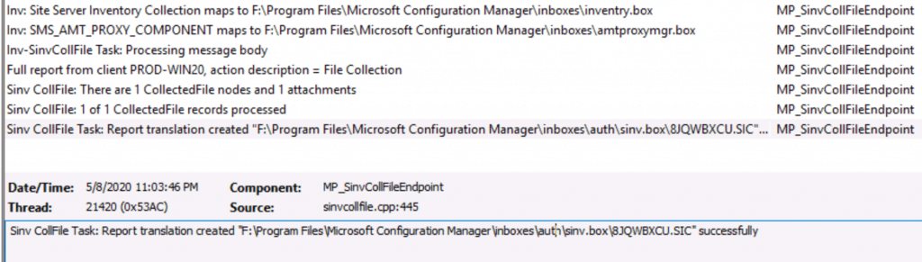 Collect SCCM Client Logs - Configuration Manager Client Diagnostics