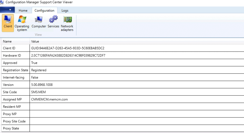 Collect SCCM Client Logs - Configuration Manager Client Diagnostics