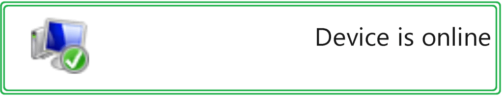 Device is ONLINE ICON - ConfigMgr Client Status from SCCM Console