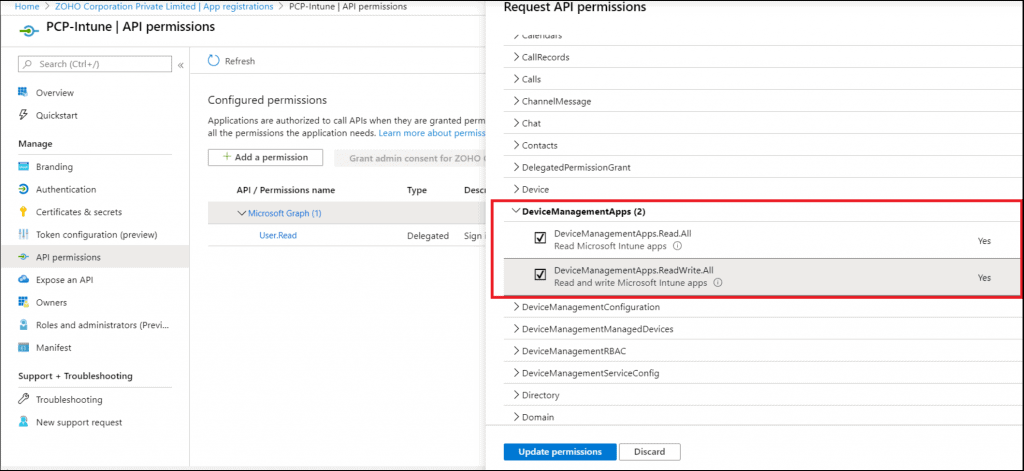 Intune Application Management Using ManageEngine Patch Connect Plus - Fig.4