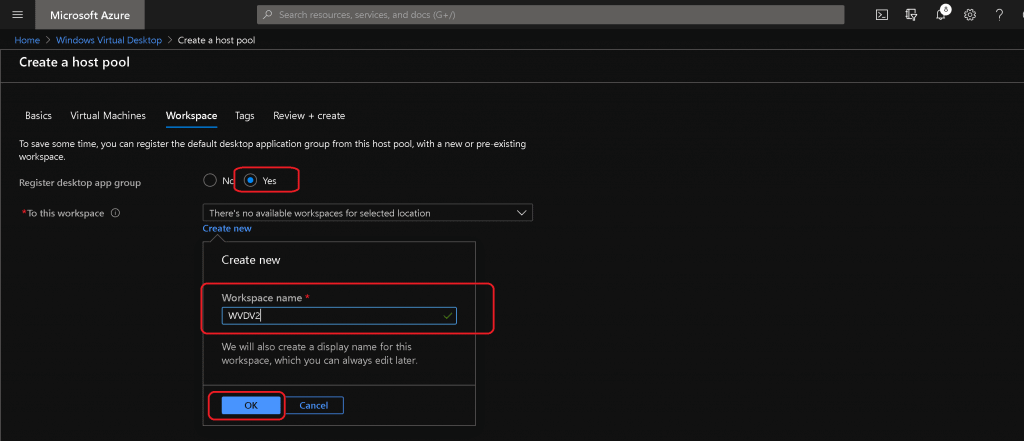 AVD Admin Experience Create New Host Pool | Workspace | Session Host - Fig.7