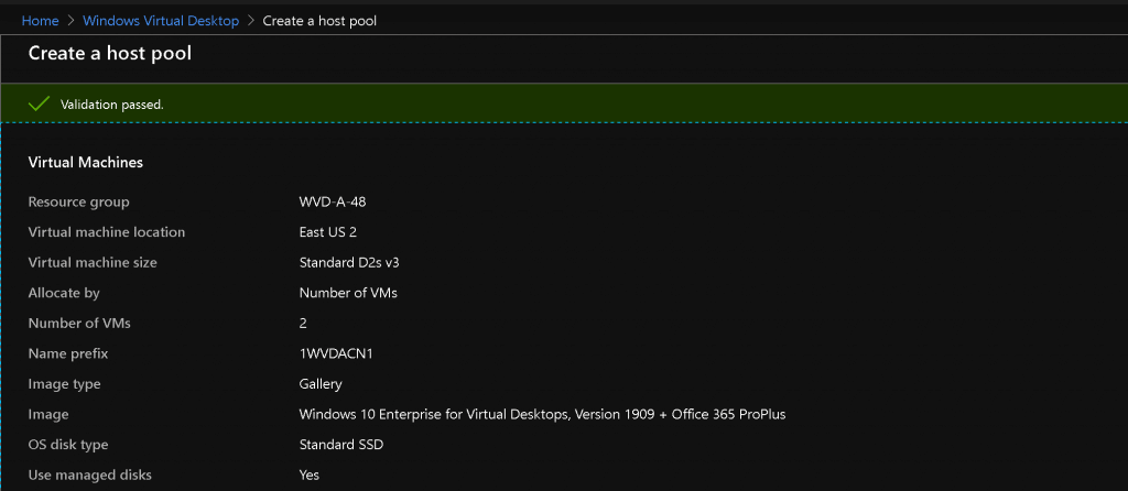 AVD Admin Experience Create New Host Pool | Workspace | Session Host - Fig.8
