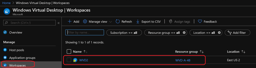 WVD v2 Admin Experience Create New Host Pool | Workspace | Session Host 