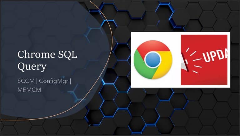 ConfigMgr Custom Report for Chrome Browser