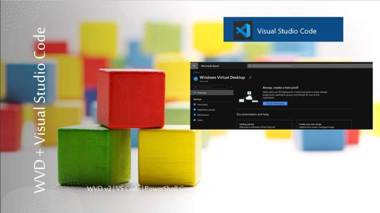 WVD Management Using Visual Studio Code Instead of PowerShell ISE