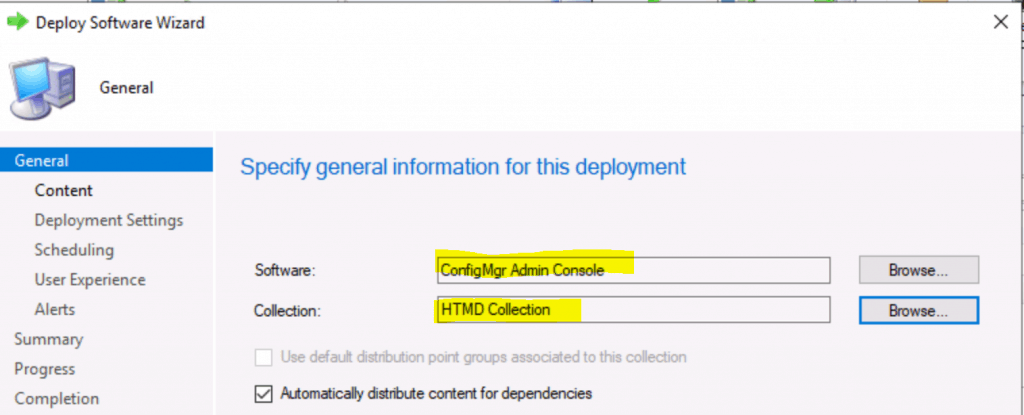 Deploy SCCM Admin Console - ConfigMgr