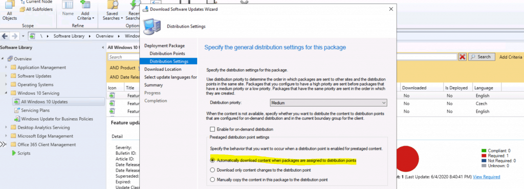 Upgrade to Windows 10 2004 Using SCCM