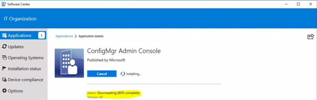 Silent Install ConfigMgr Admin Console