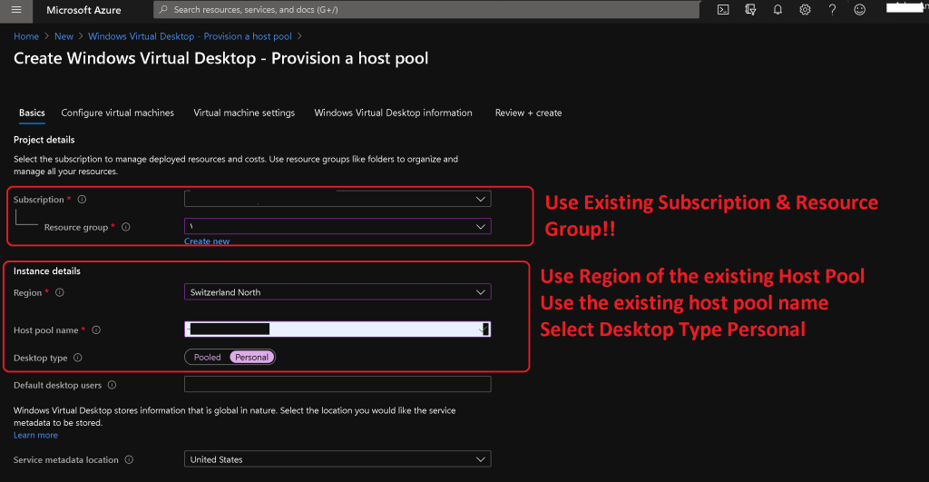 AVD Add New Personal VMs to Existing Host Pool 4 AVD Add New Personal VMs to Existing Host Pool - Fig.4