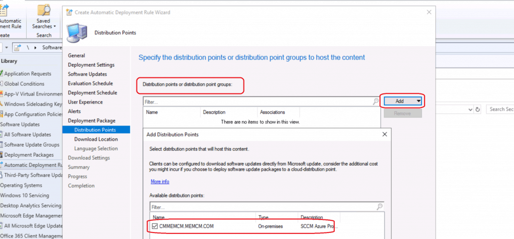 SCCM ADR Automatic Deployment Rule Creation Process 7