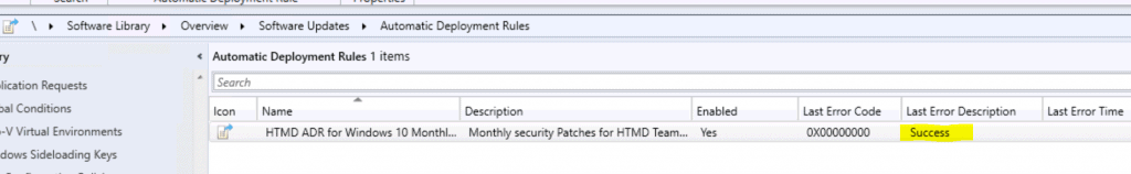 SCCM ADR Automatic Deployment Rule Creation Process 11