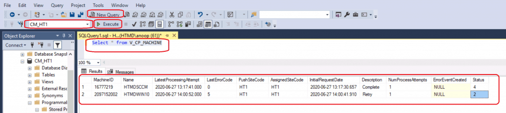 SCCM Client Push Installation Status Using SQL Query ConfigMgr