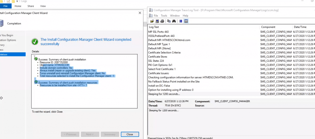 ConfigMgr Client Upgrade from Caused Reboot SCCM Endpoint Manager 1