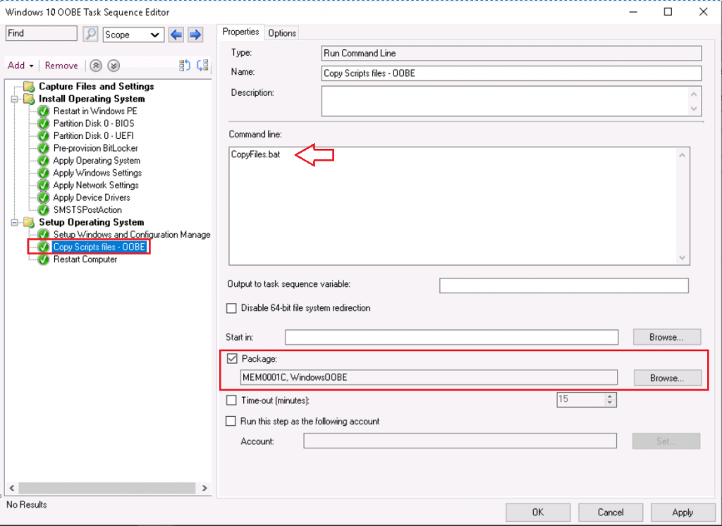 SCCM Customize Windows Out of Box Experience OOBE Using ConfigMgr 19