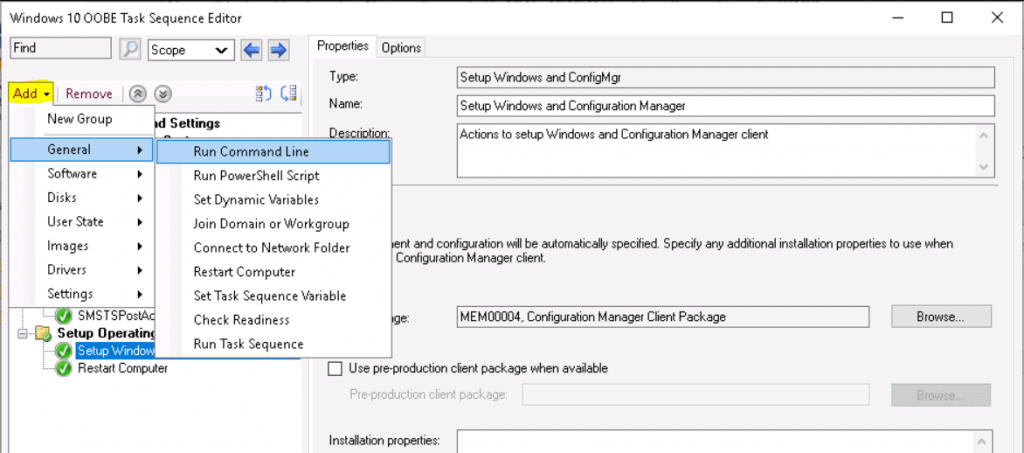 SCCM Customize Windows Out of Box Experience OOBE Using ConfigMgr 18