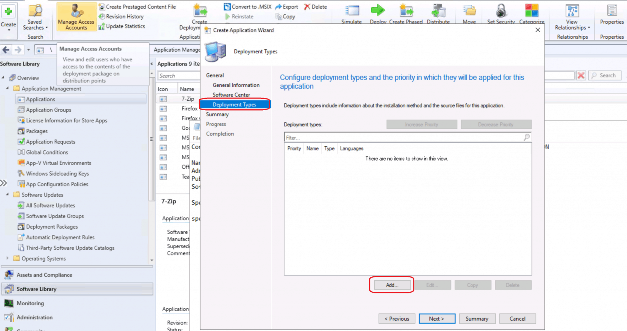 ConfigMgr Admin Console Silent Install Application Using SCCM HTMD Blog