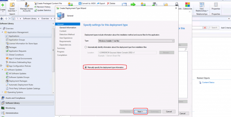 ConfigMgr Admin Console Silent Install Application Using SCCM HTMD Blog
