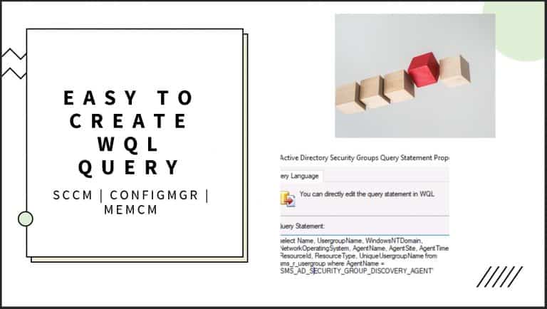 SCCM Query All Active Directory Security Groups Dynamic Collection