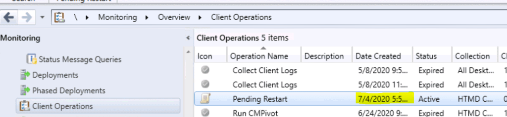 Restart Windows 10 Device using SCCM | ConfigMgr