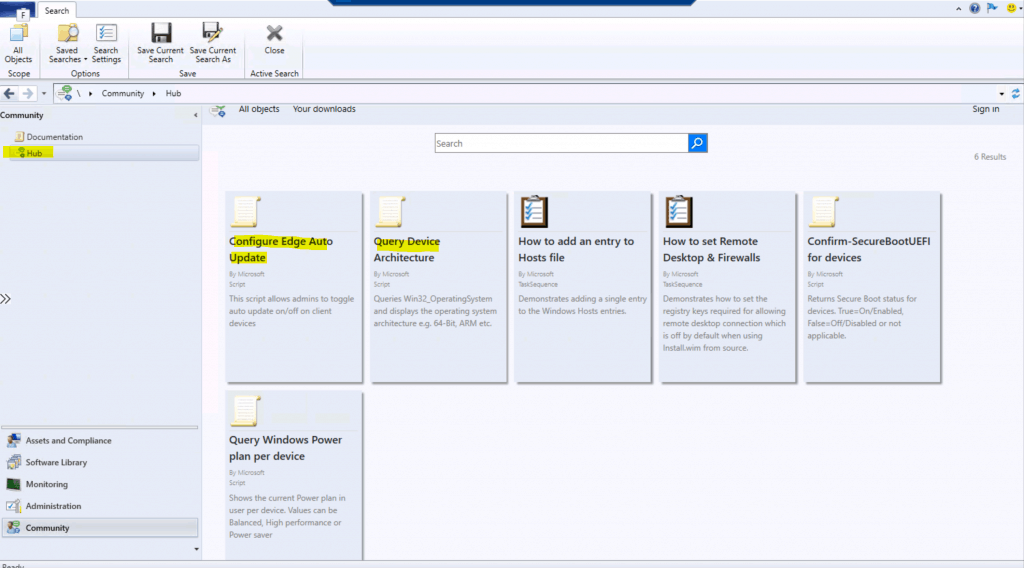 Fix Missing SCCM Community Hub | Enable | ConfigMgr