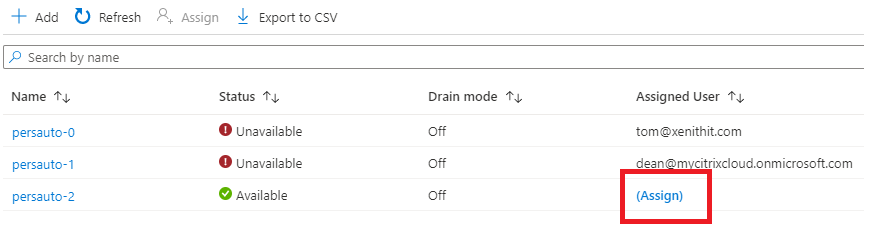 direct assignment - FIX Not Able to Connect to WVD Personal Desktop VM Issue