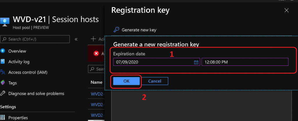 AVD Deployment Operation Failed | Add New VMs to Existing Host Pool - Fig.3