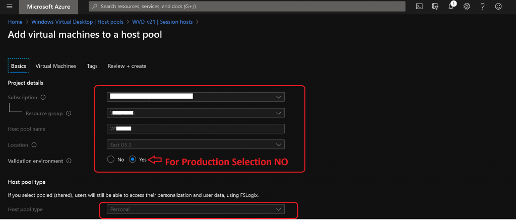 AVD Deployment Operation Failed | Add New VMs to Existing Host Pool - Fig.6