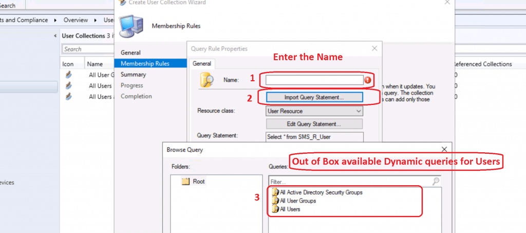 SCCM Query All Active Directory Security Groups Dynamic Collection