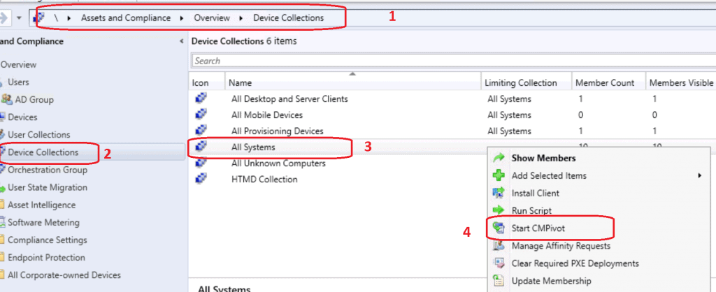 Launch SCCM CMPivot Query Tool  How to Collect Windows Update Logs from SCCM Client