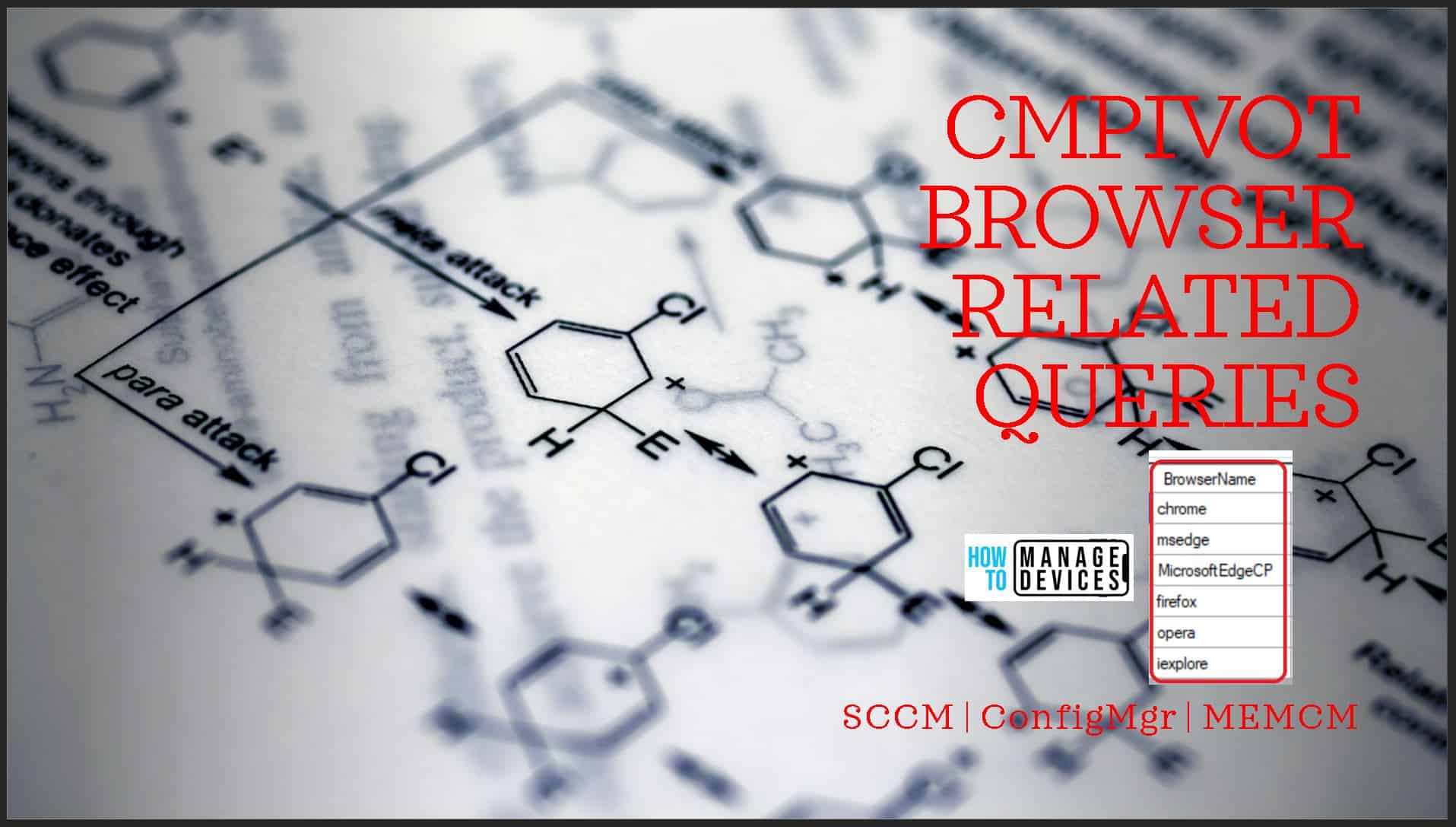 SCCM CMPivot Browser Related Queries Default List of Browsers - ConfigMgr