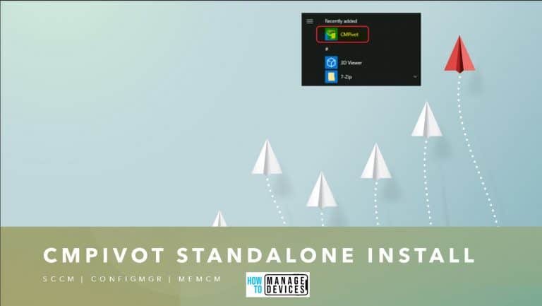 SCCM CMPivot Standalone Version Installation Guide ConfigMgr