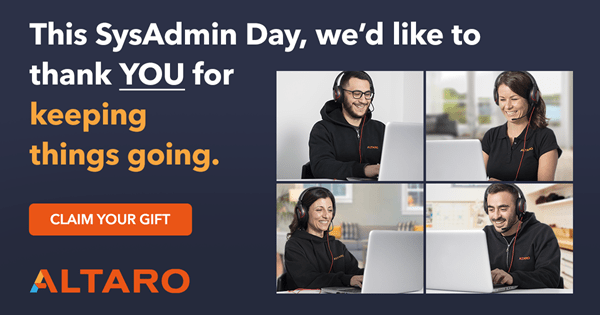 SysAdmin Day 2020 is Over But You Can Still Win | IT Pros | Altaro