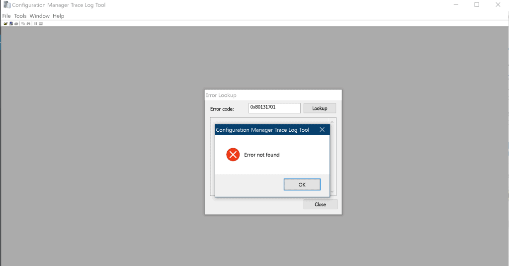 Fix SCCM Failed to create assembly Name Object Error = 0x80131701 - Fig.1
