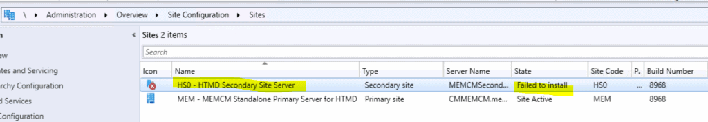 SCCM Secondary Server Installation Failed Error| ConfigMgr | Fix